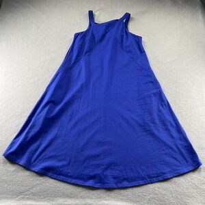 NAU Dress Womens‎ Size XS Blue Asymmetric Organic Shelf Bra Athletic Minimalist